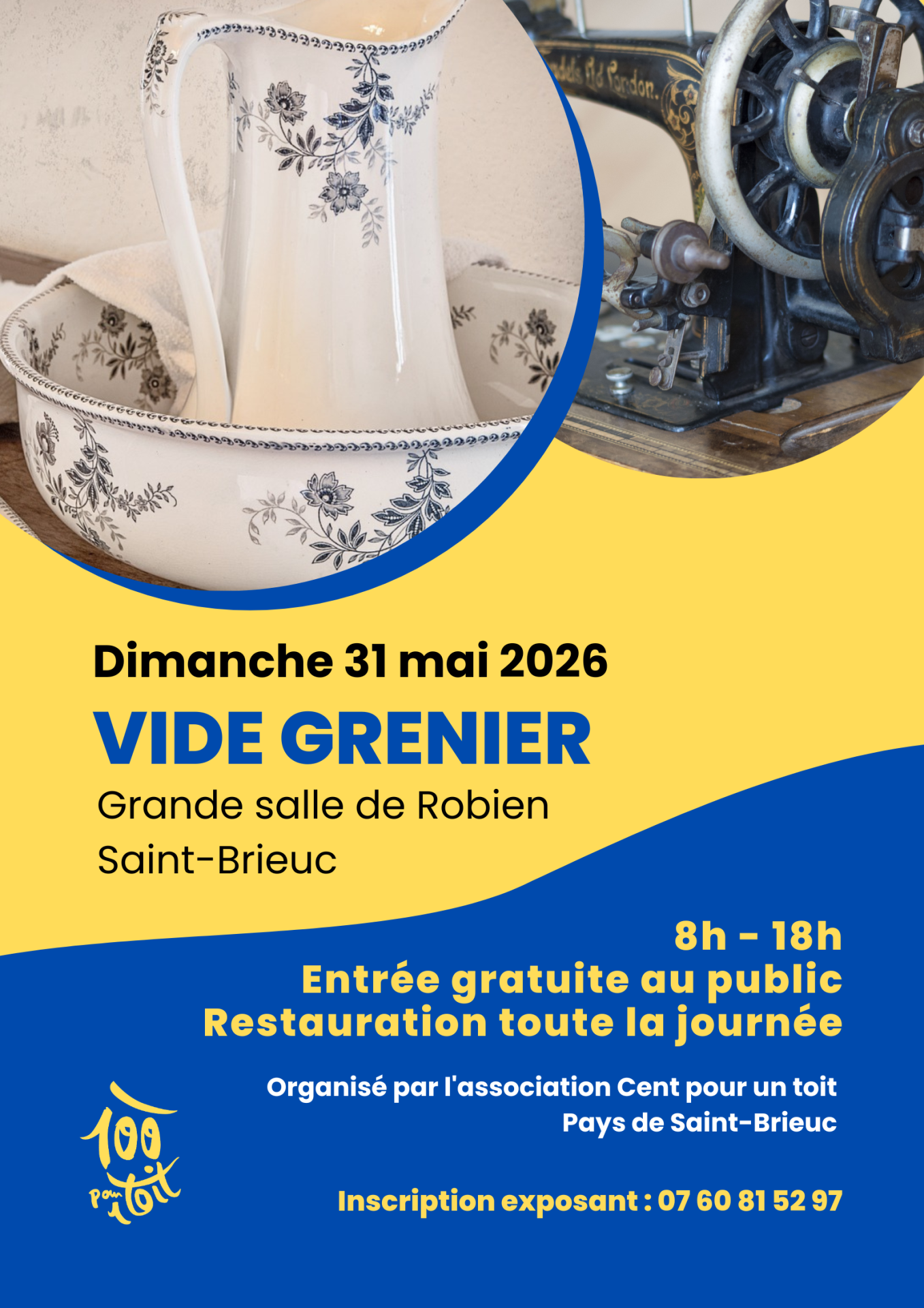 Vide grenier DIMANCHE  31  MAI